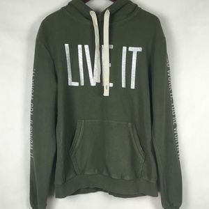 LULAROE WOMENS LOGO LIVE IT HOODIE SWEATER